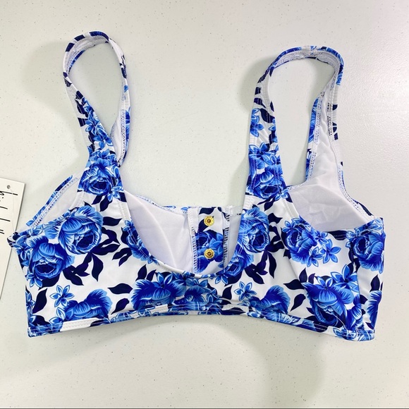 Nicole Miller NWT Over The Shoulder Bikini Top L - Picture 13 of 14